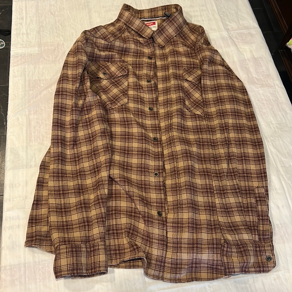 Xxl wrangler plaid flannel
